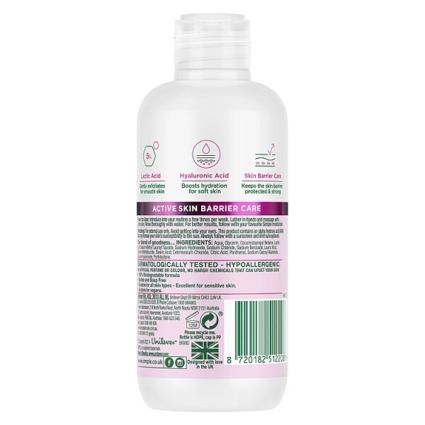 Simple Smoothing Gel Cleanser 230ml GOODS Superdrug   