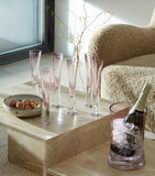 LSA International Moya champagne flutes and ice bucket serving set, UK version