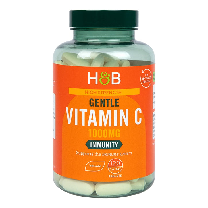 Holland & Barrett High Strength Gentle Vitamin C 1000mg 120 Tablets Vitamin C Holland&Barrett   