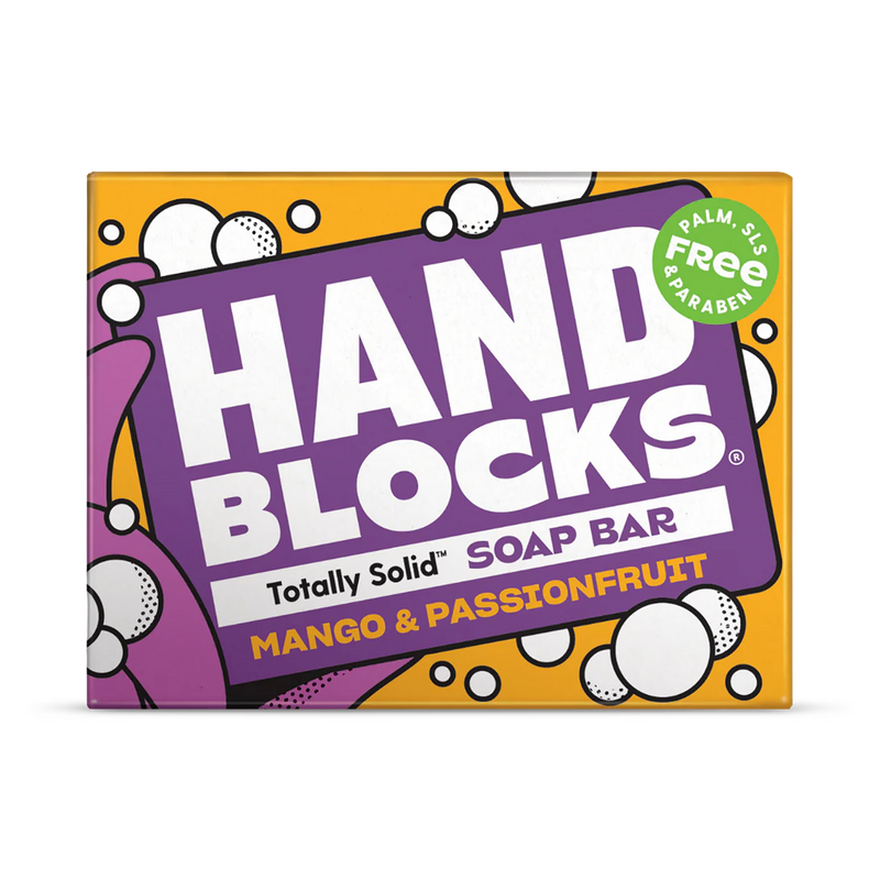 Hand soap bar mango and passionfruit plastic free - British product