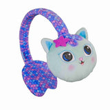 Lazerbuilt Mercat plush Bluetooth headphones for kids, imported from the UK