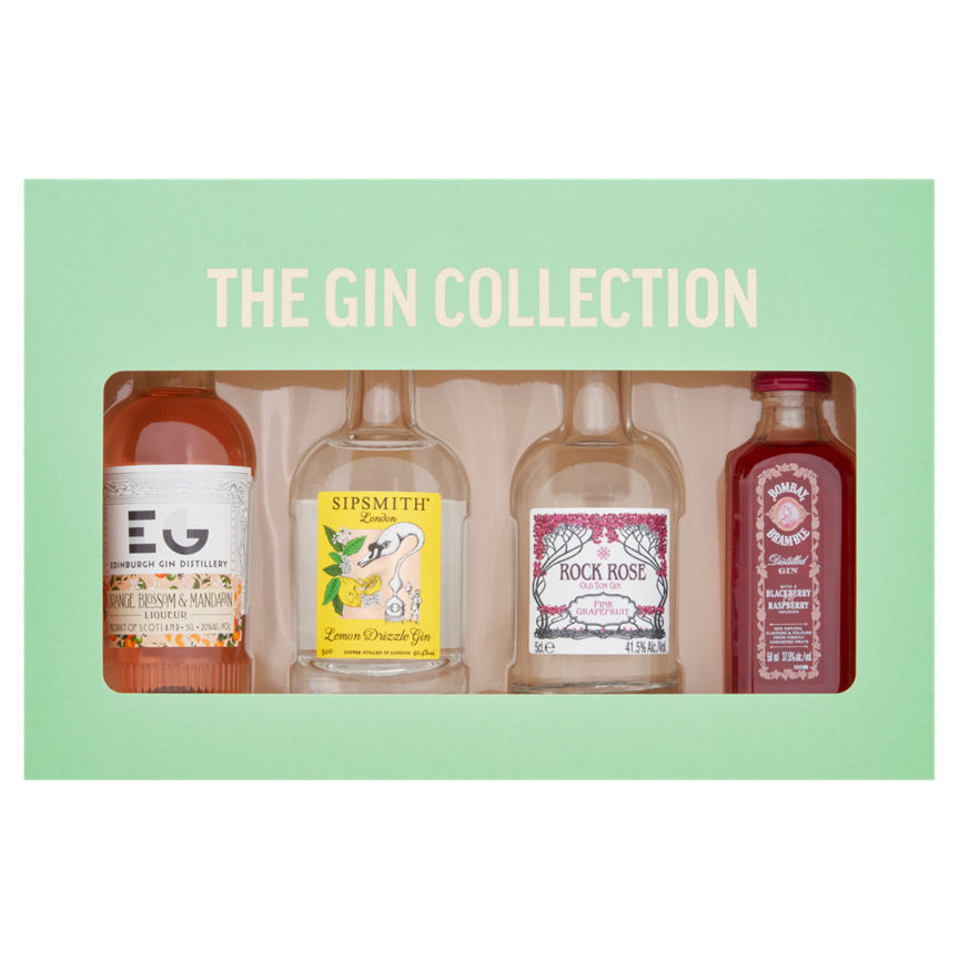 The Gin Collection 4 Bottles GOODS ASDA   