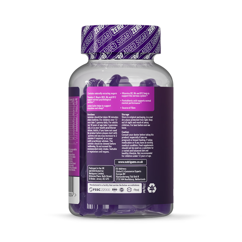 Nutrigums Dozy Bears sleep gummies 60 gummies (British brand)