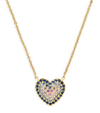 Emily P. Wheeler Lucy necklace with sapphire heart, imported from UK