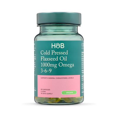 Holland & Barrett Holland & Barrett Flaxseed Oil Triple Omega 3-6-9 60 Capsules- Buy online at McGrocer