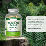 Nature's Truth odourless garlic supplement 60 softgels - British product