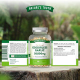 Nature's Truth odourless garlic supplement 60 softgels - British product