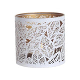 Aroma wax melt burner white leaves design - British product