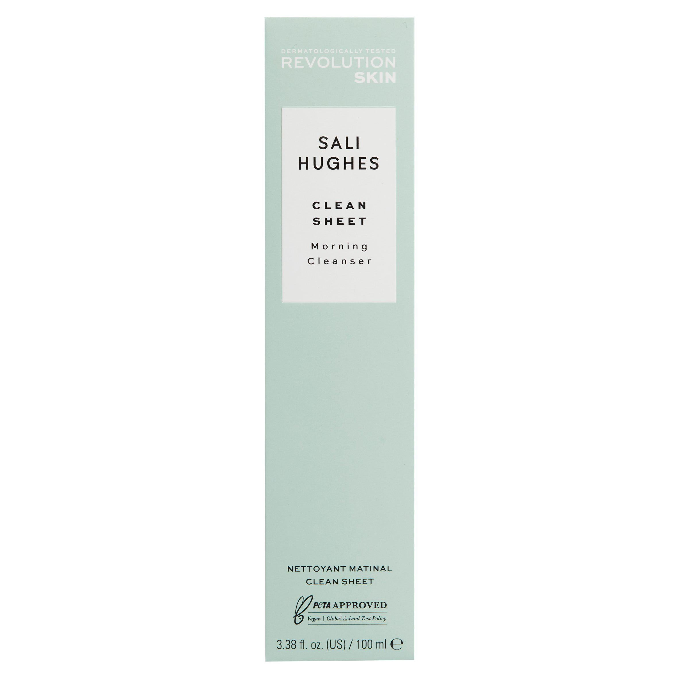 Revolution Skin Sali Hughes Clean Sheet Morning Cleanser 100ml GOODS Sainsburys   