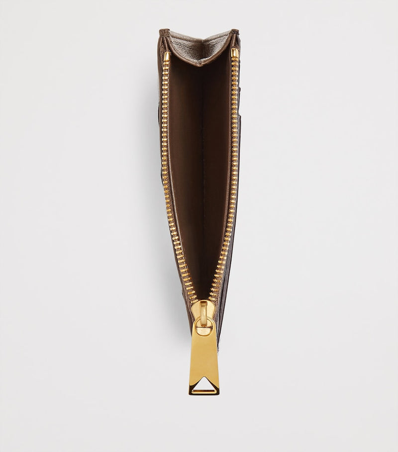 Bottega Veneta leather Intrecciato zipped card case (British brand)