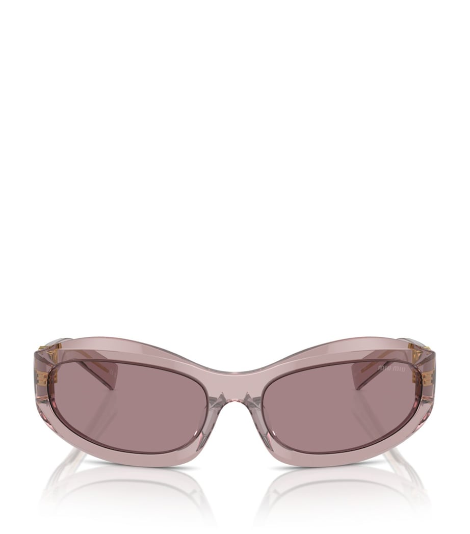 Miu Miu acetate oval sunglasses, imported from the UK