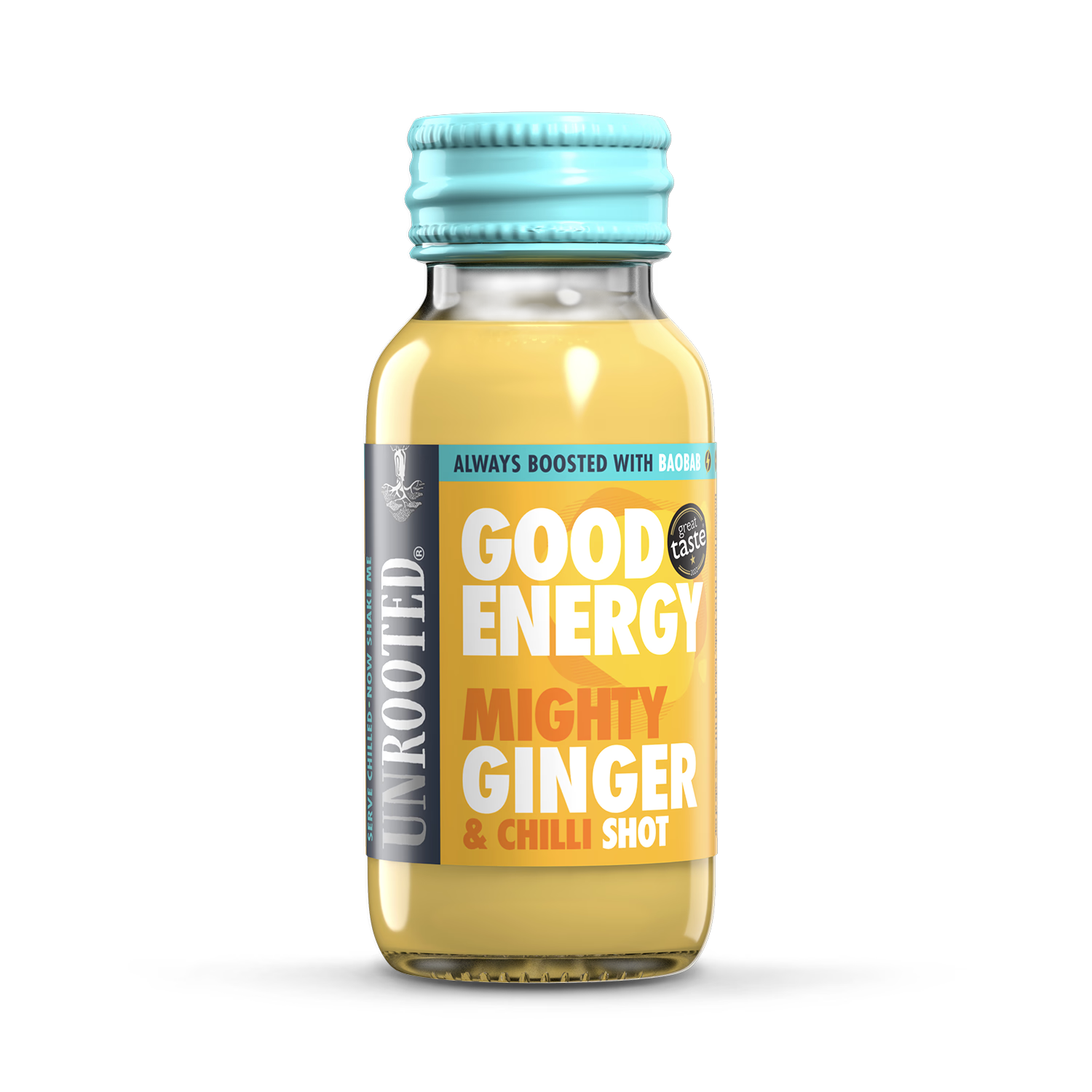 Unrooted Good Energy Ginger Chilli Shot 60ml (British brand)