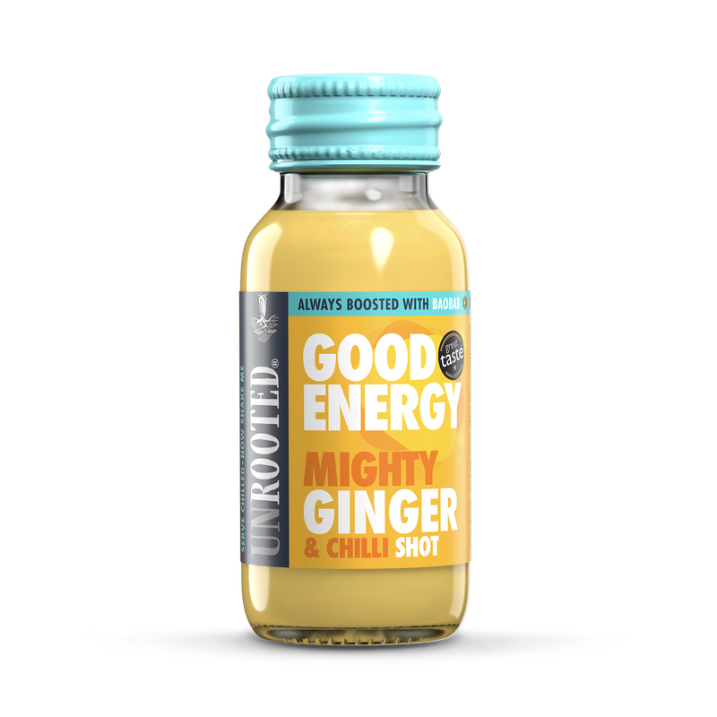 Unrooted Good Energy Ginger Chilli Shot 60ml (British brand)