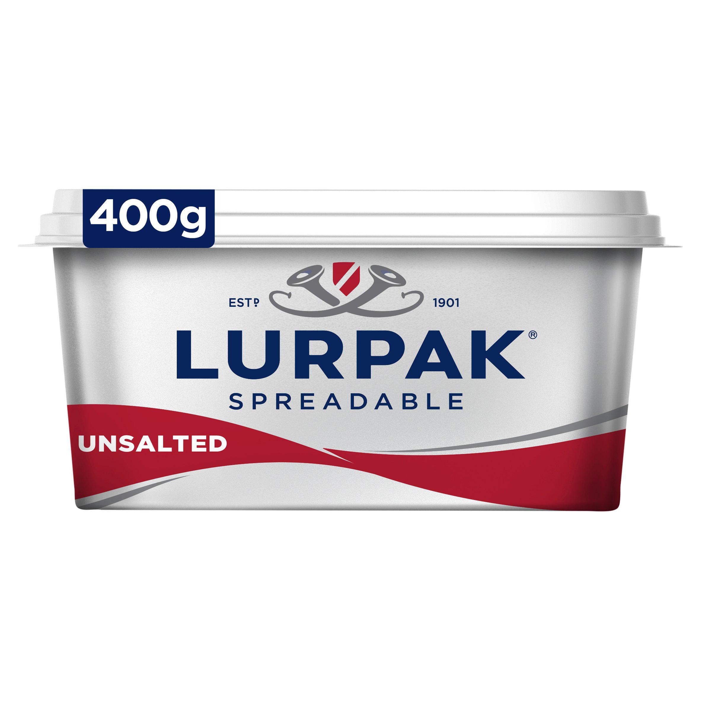 Lurpak Unsalted Spreadable Blend of Butter & Rapeseed Oil 400g GOODS Sainsburys   