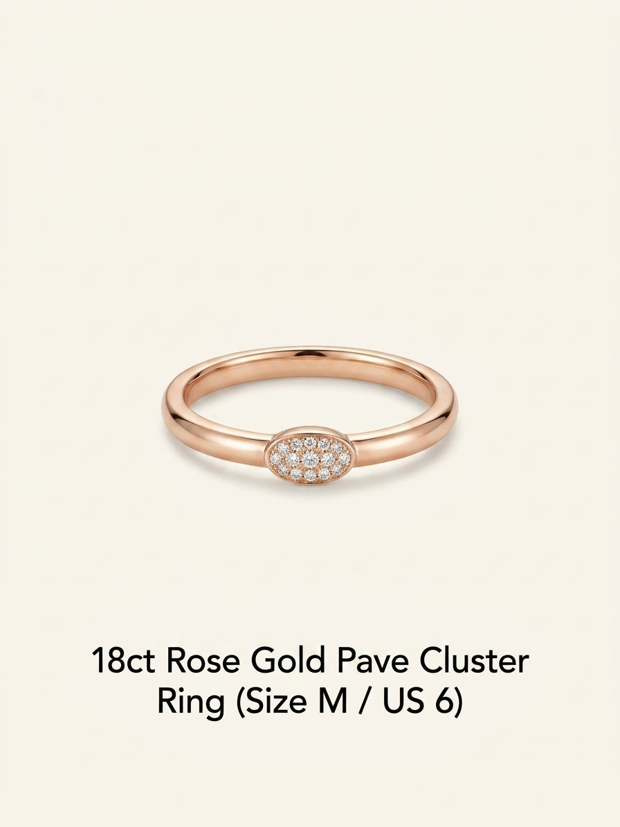 Cartier Juste un Clou rose-gold diamond ring, imported from the UK