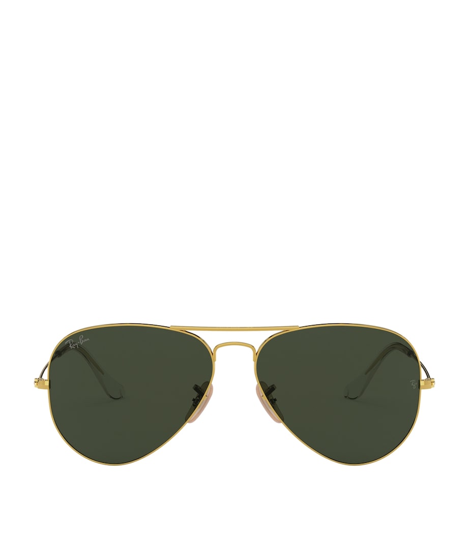 Ray-Ban Aviator sunglasses with metal frames, UK version