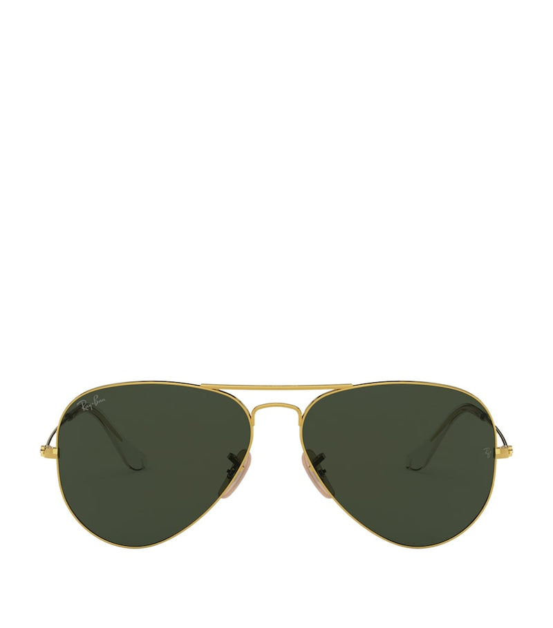 Ray-Ban Aviator sunglasses with metal frames, UK version
