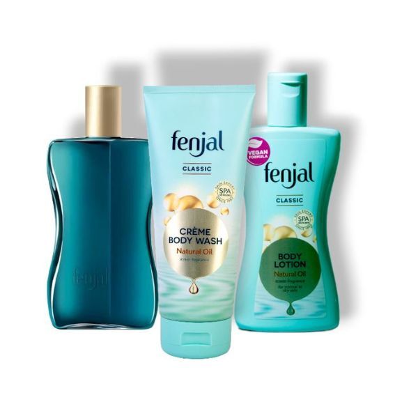 Fenjal Classic Bath & Body Bundle|Bath Oil+Body Wash+Lotion GOODS Superdrug   