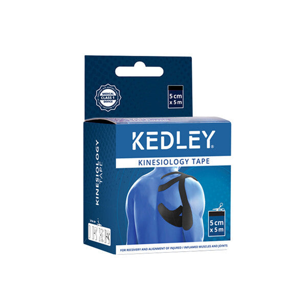 Kedley Kinesiology Tape Black 5Cm X 5Cm GOODS Superdrug   