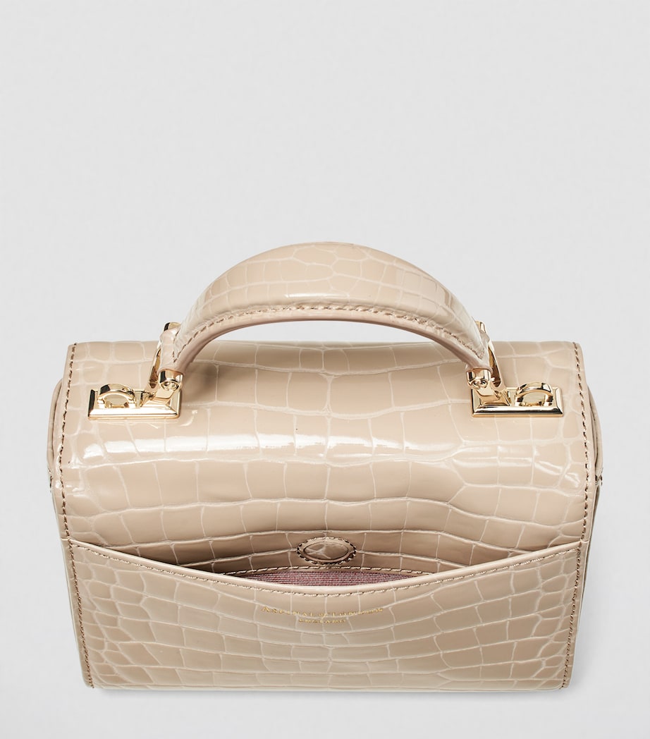 Aspinal of London mini Mayfair top-handle bag, imported from the UK