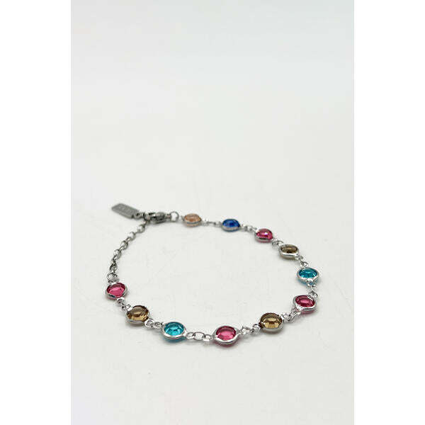 SVNX multicolour crystal bracelet gift boxed, UK version