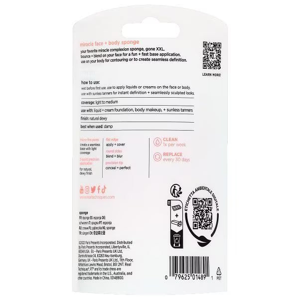 Real Techniques Miracle Body Complexion Sponge, imported from the UK