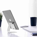 iBeani adjustable aluminium tablet stand silver - British product
