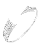 Boucheron Nature Triomphante white gold diamond Flèche bracelet - British product