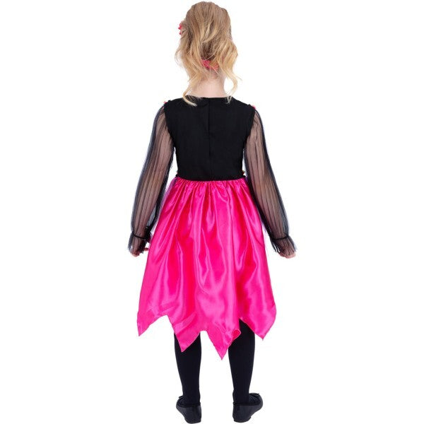 Smiffys Day of the Dead pom-pom costume dress and headband - British product
