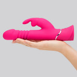 Happy Rabbit Thrusting Realistic Pink vibrator, UK version