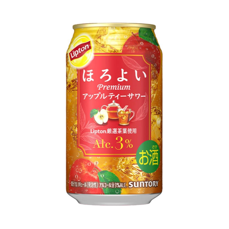Suntory Horoyoi Lipton apple tea sour 3% ABV, UK version