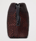 LOEWE Flamenco woven leather clutch bag, UK version