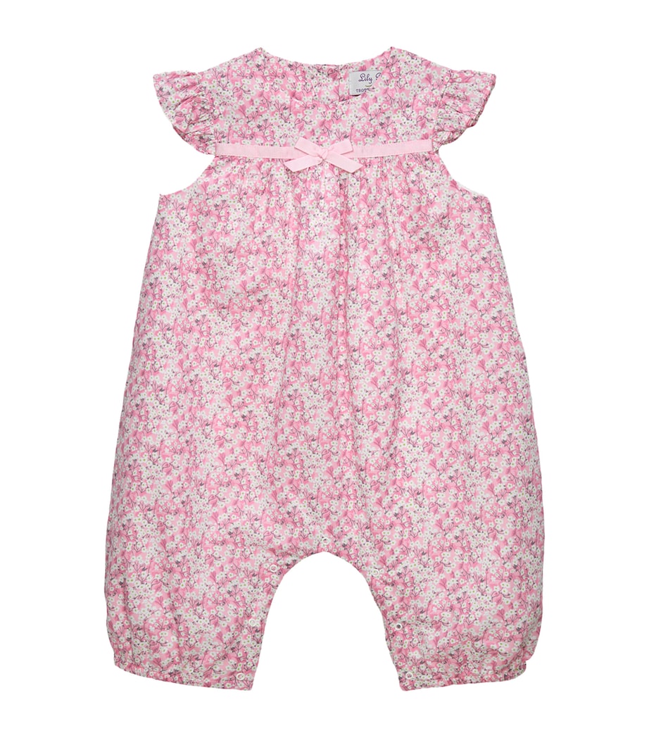 Trotters cotton Liberty print playsuit for infants 3-24 months (British brand)