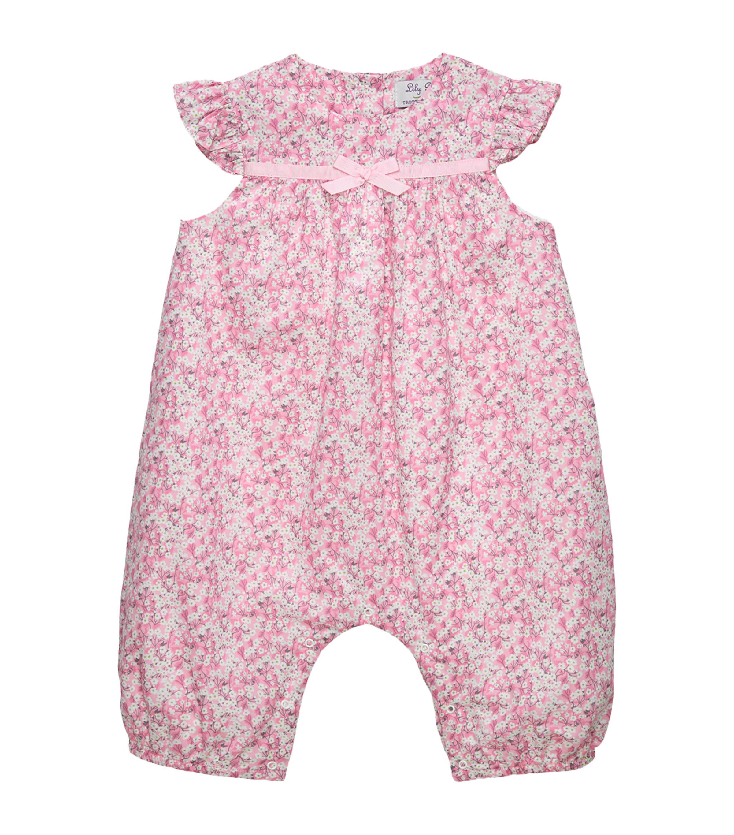 Trotters cotton Liberty print playsuit for infants 3-24 months (British brand)