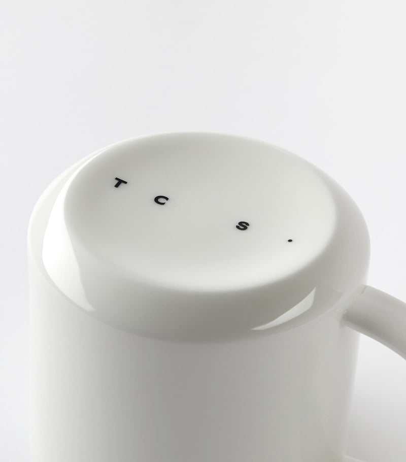 The Conran Shop Arc bone china mug, approx. 9cm x 9cm (British brand)