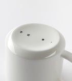 The Conran Shop Arc bone china mug, approx. 9cm x 9cm (British brand)