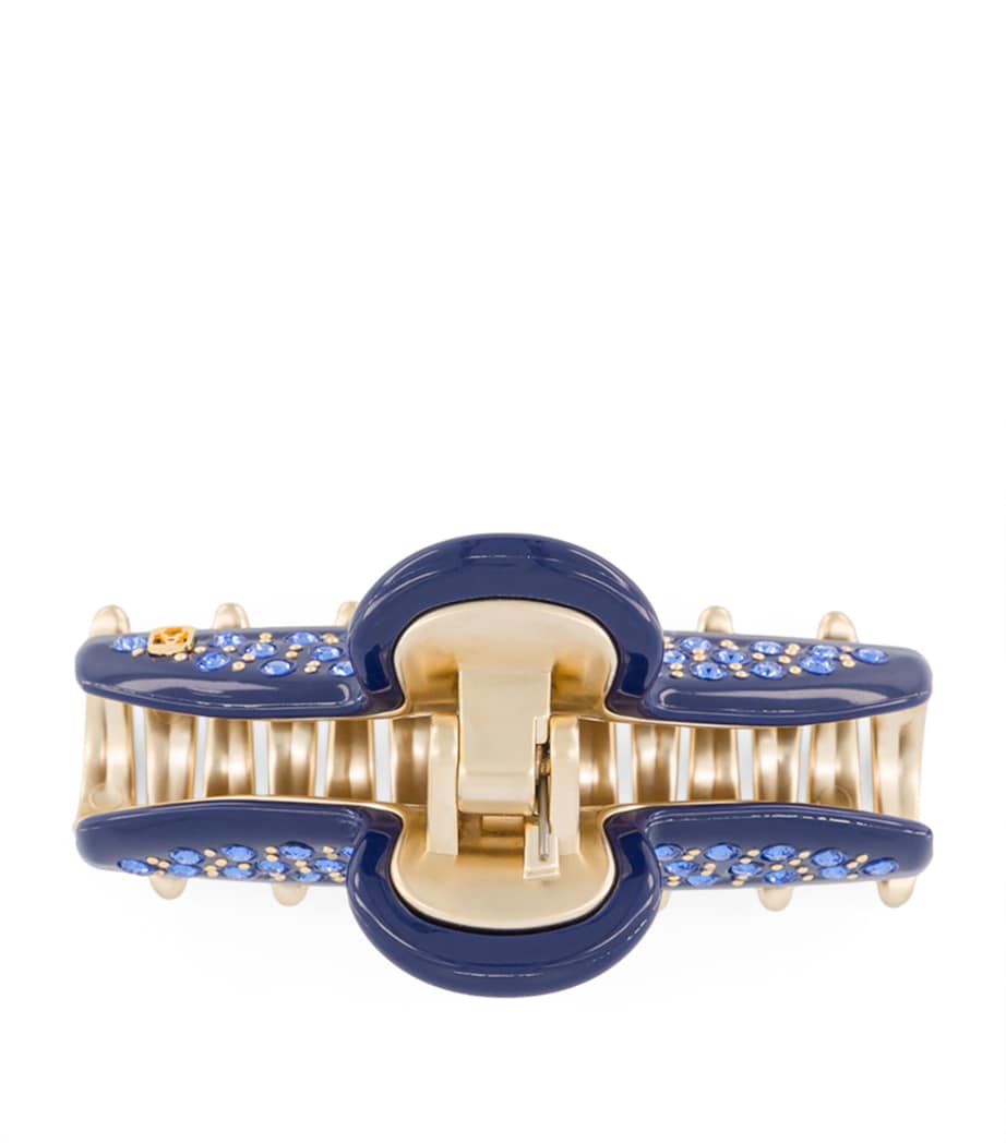 Alexandre de Paris gold-plated claw hair clip 7.5cm (British brand)