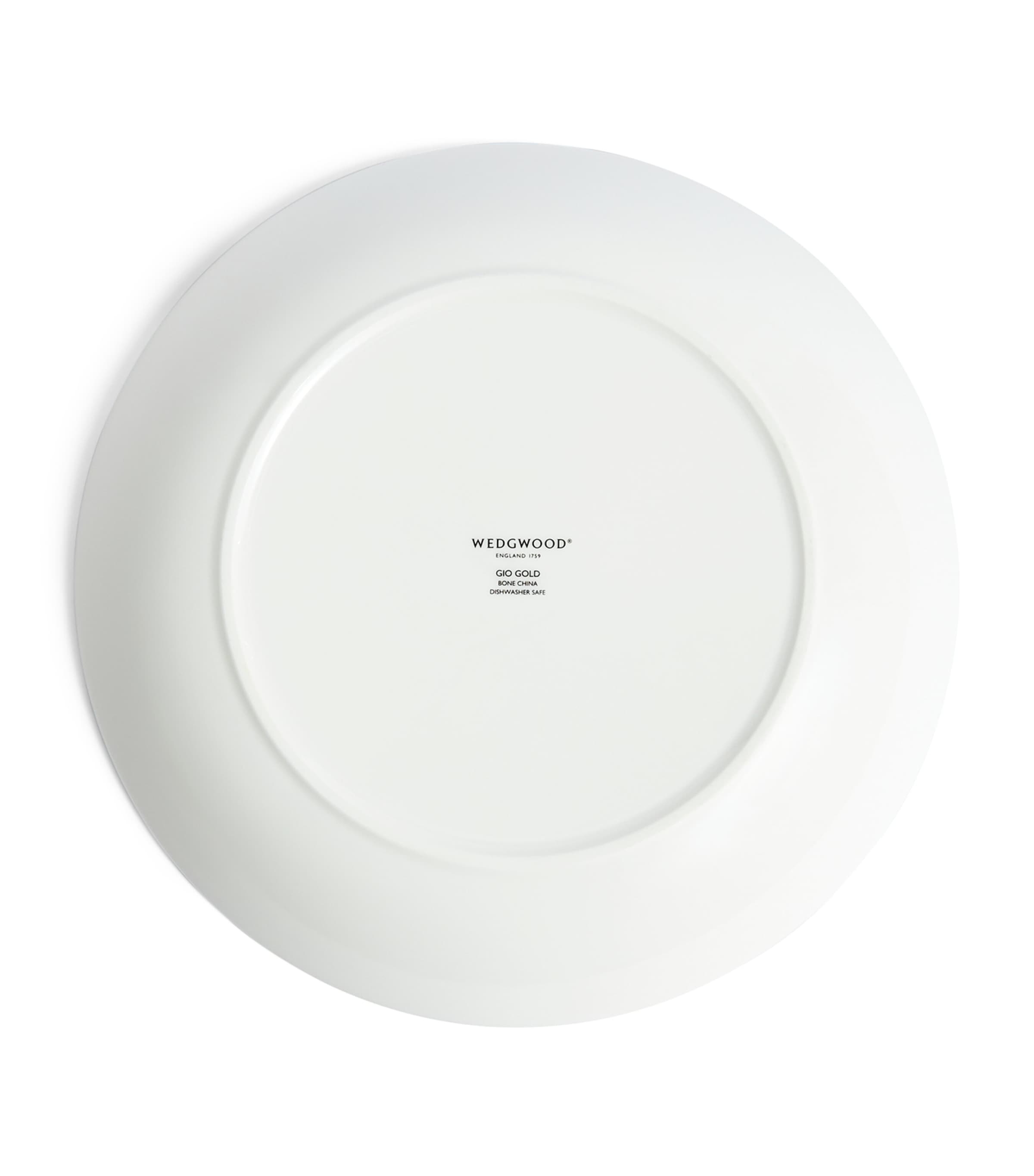 Wedgwood Gold-Trim Gio deep plate 22cm (British brand)