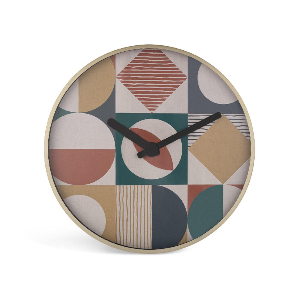 Habitat Gold Geometric Clock