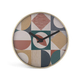 Habitat Gold Geometric Clock GOODS Sainsburys   