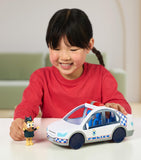 Bluey Polizeiauto-Spielset mit Polizistenfigur – britisches Produkt