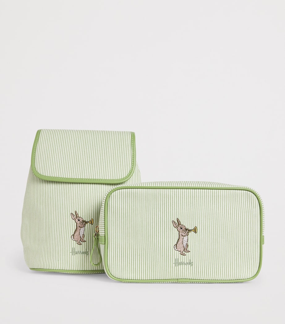 Harrods embroidered backpack with magnetic fastening, UK version