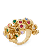 LOEWE crystal push pin cocktail ring, imported from the UK