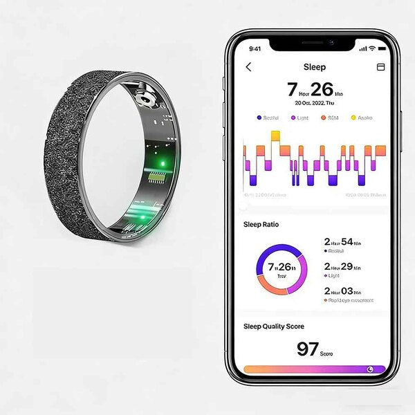 Leaper health monitoring smart ring frosted texture - British product