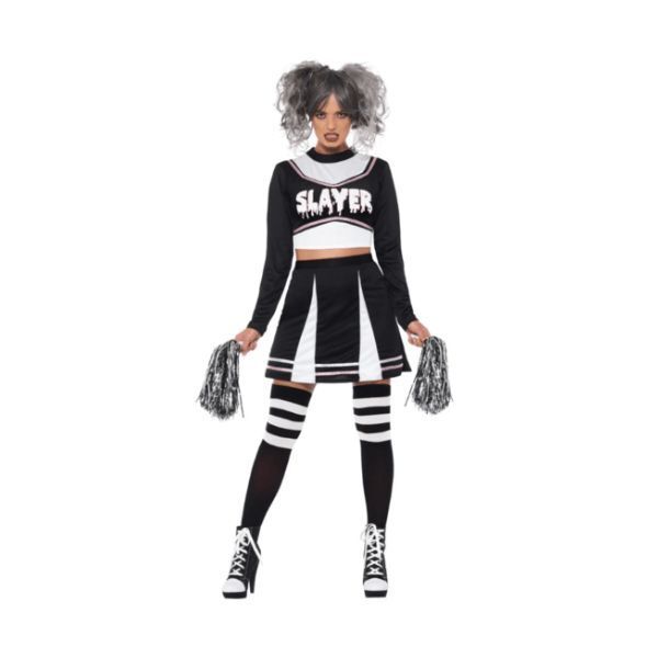 Fever Gothic Cheerleader Costume Medium (UK 12-14) GOODS Superdrug   