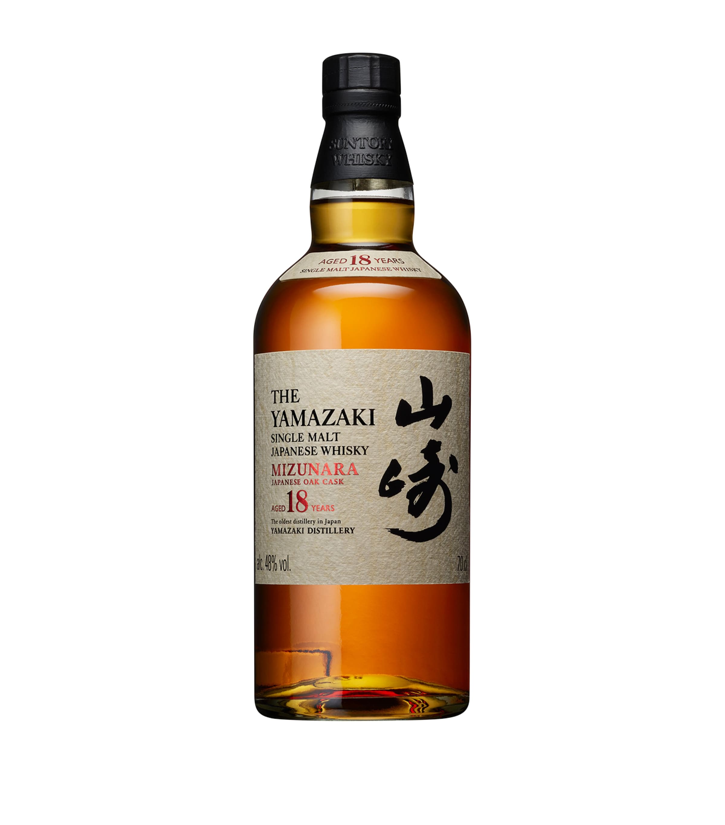 Suntory 18-year-old Mizunara single malt whisky 70cl (British brand)