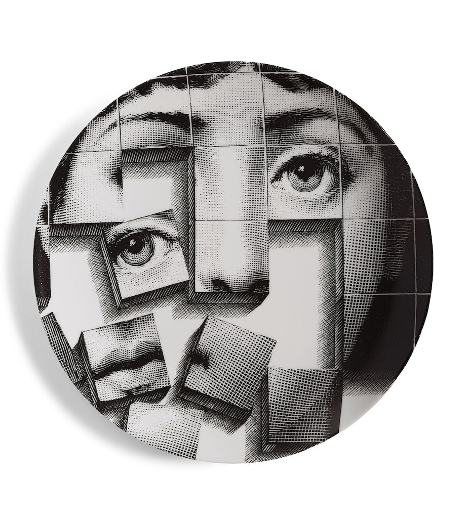 Fornasetti Tema e Variazioni No. 180 wall plate 26cm - British product