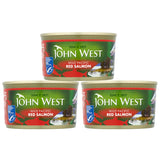 John West Wild Pacific Red Salmon, 3 x 216g GOODS Costco UK