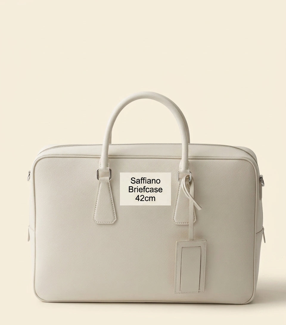 Prada Saffiano leather briefcase - British product