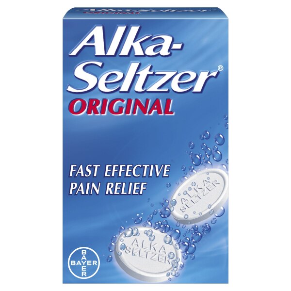 Alka Seltzer Original Fast Effective Pain Relief Effervescent 20 Tablets GOODS Superdrug   